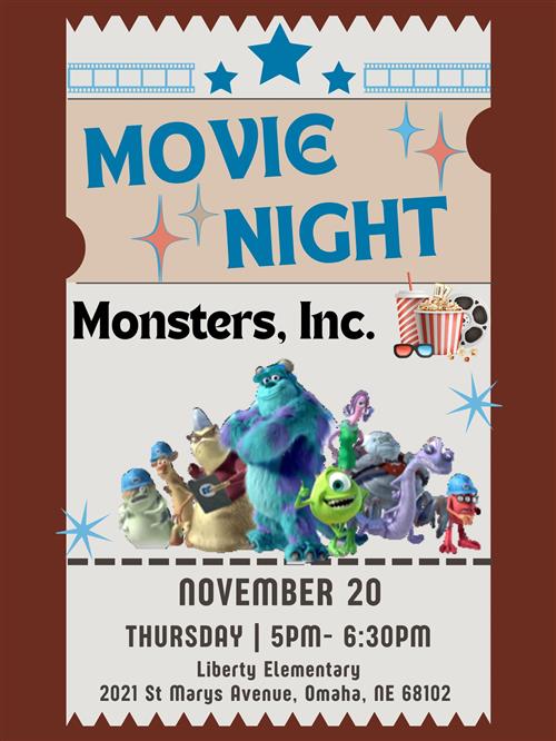  Movie night flyer